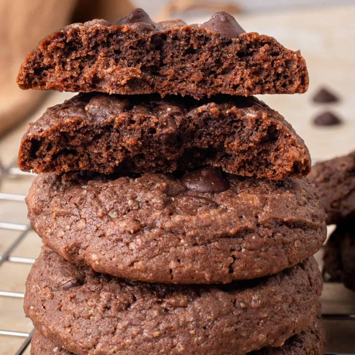 Secret to Best Gluten-Free Chocolate Chip Cookies: Almond Flour Chewy Centers
